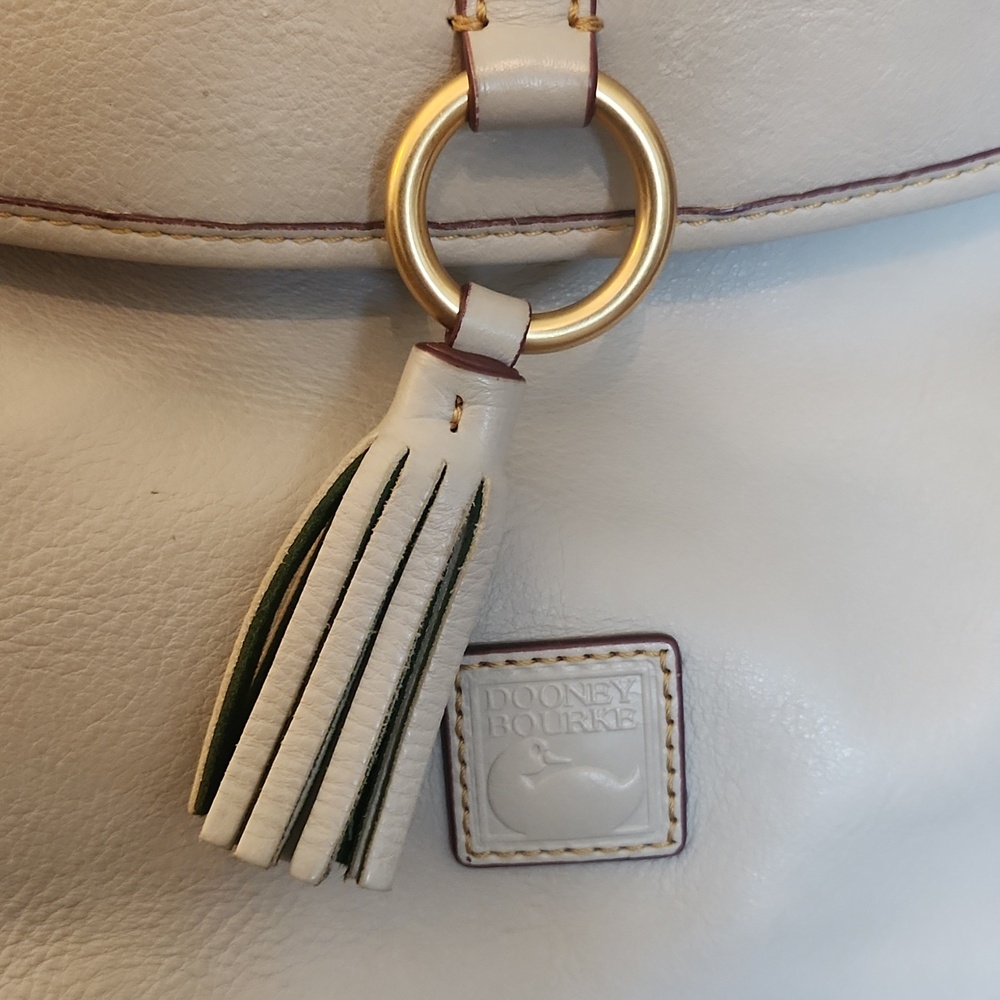 Dooney And Bourke Florentine Leather Large Dottie Crossbody - Picture 5 of 9